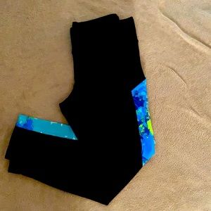 Bebe sport. Black Capri workout pants. Small